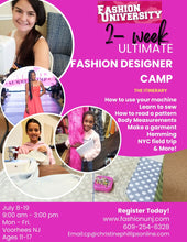 Load image into Gallery viewer, Ultimate Fashion Designer Camp 2024