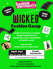 Load image into Gallery viewer, Wicked Fashion Camp (2 Weeks)
