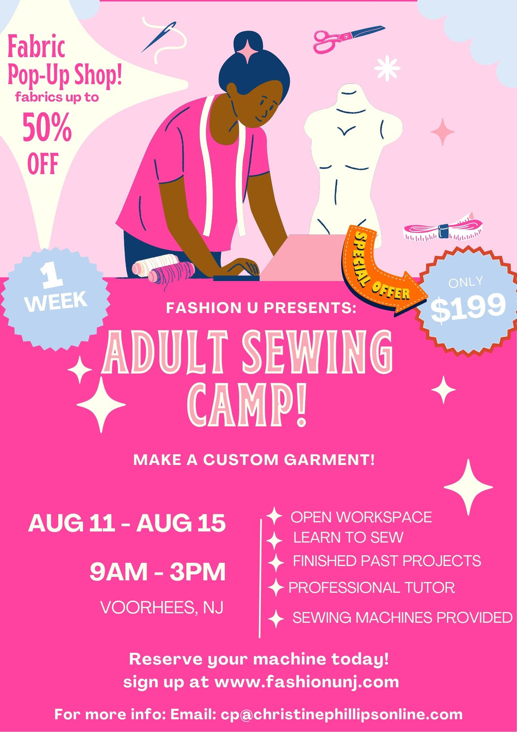 Adult Sewing Camp