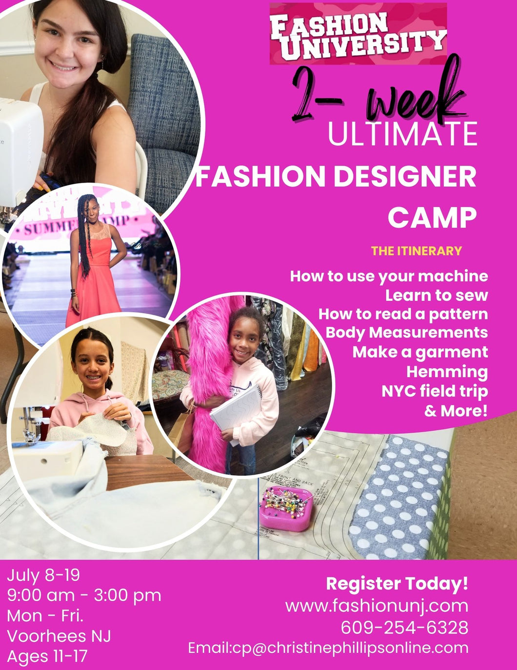 Ultimate Fashion Designer Camp 2024