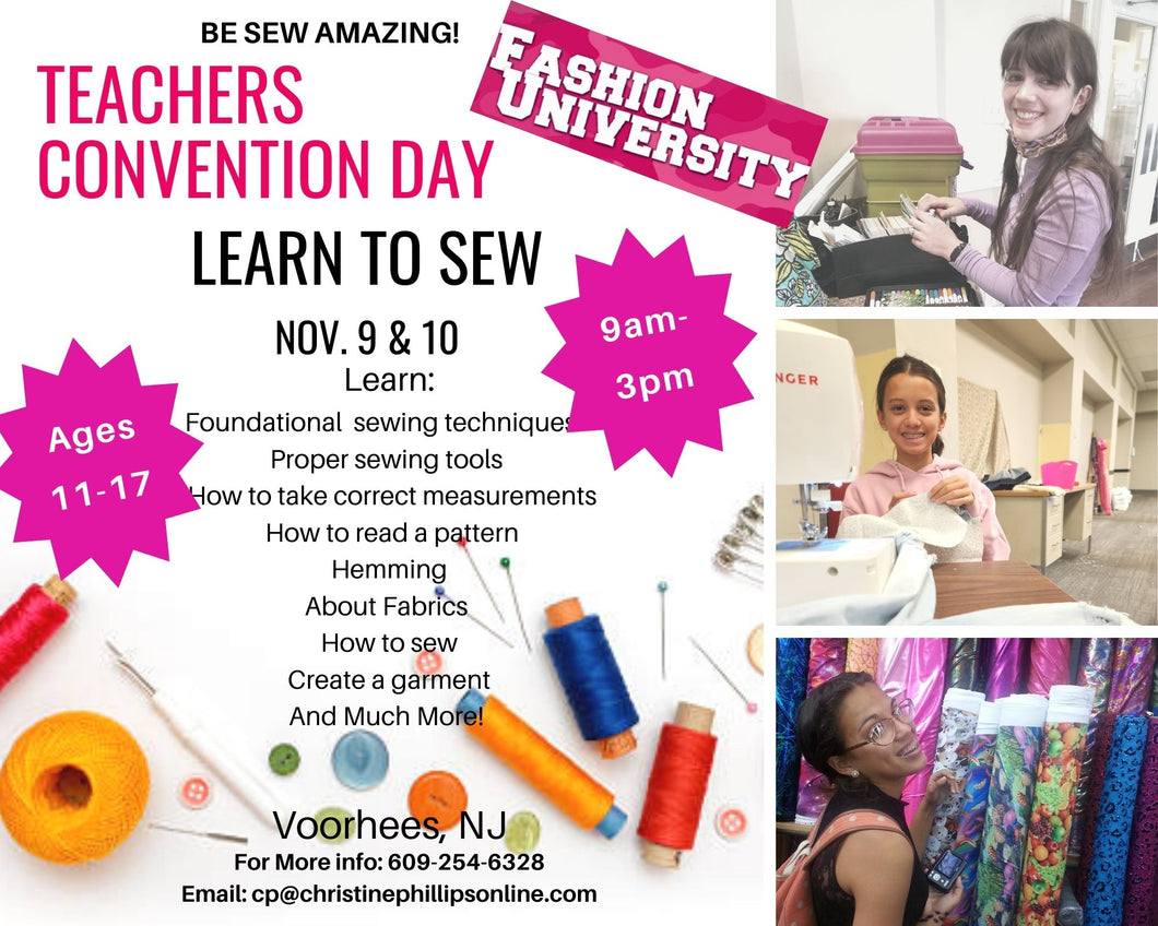 Teacher's Convention Sewing Day!