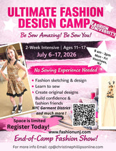 Load image into Gallery viewer, Ultimate Fashion Design Camp 2026 (2 wks- per wk)
