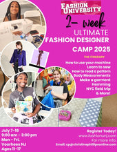 Load image into Gallery viewer, Ultimate Fashion Designer Camp 2025 (2 Weeks)
