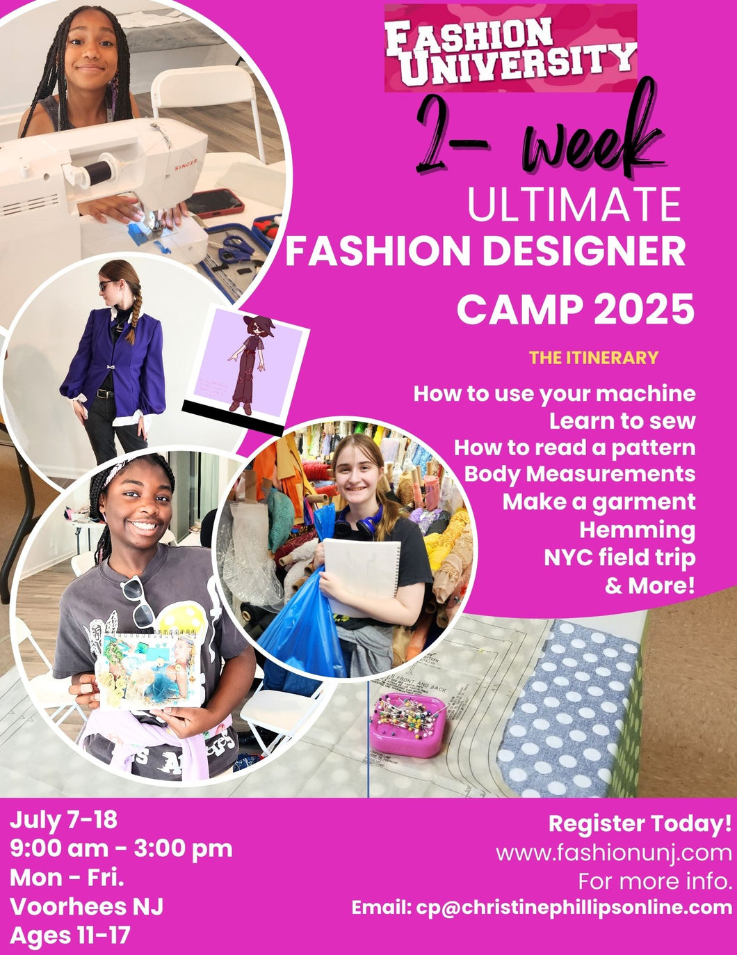 Ultimate Fashion Designer Camp 2025 (2 Weeks)